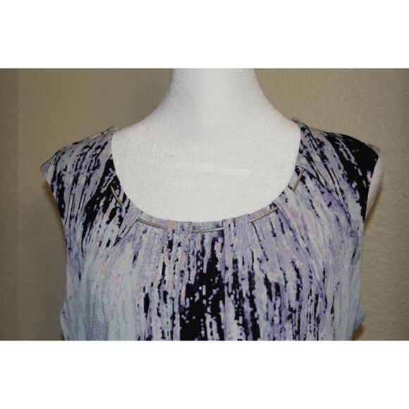 Calvin Klein Abstract Print Sleevless Top - Picture 2 of 9